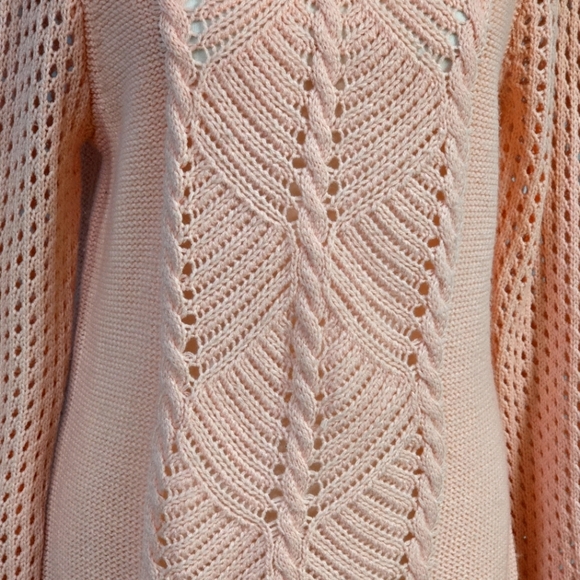 NEW DIRECTIONS | OPEN KNIT TUNIC SWEATER - Picture 14 of 16